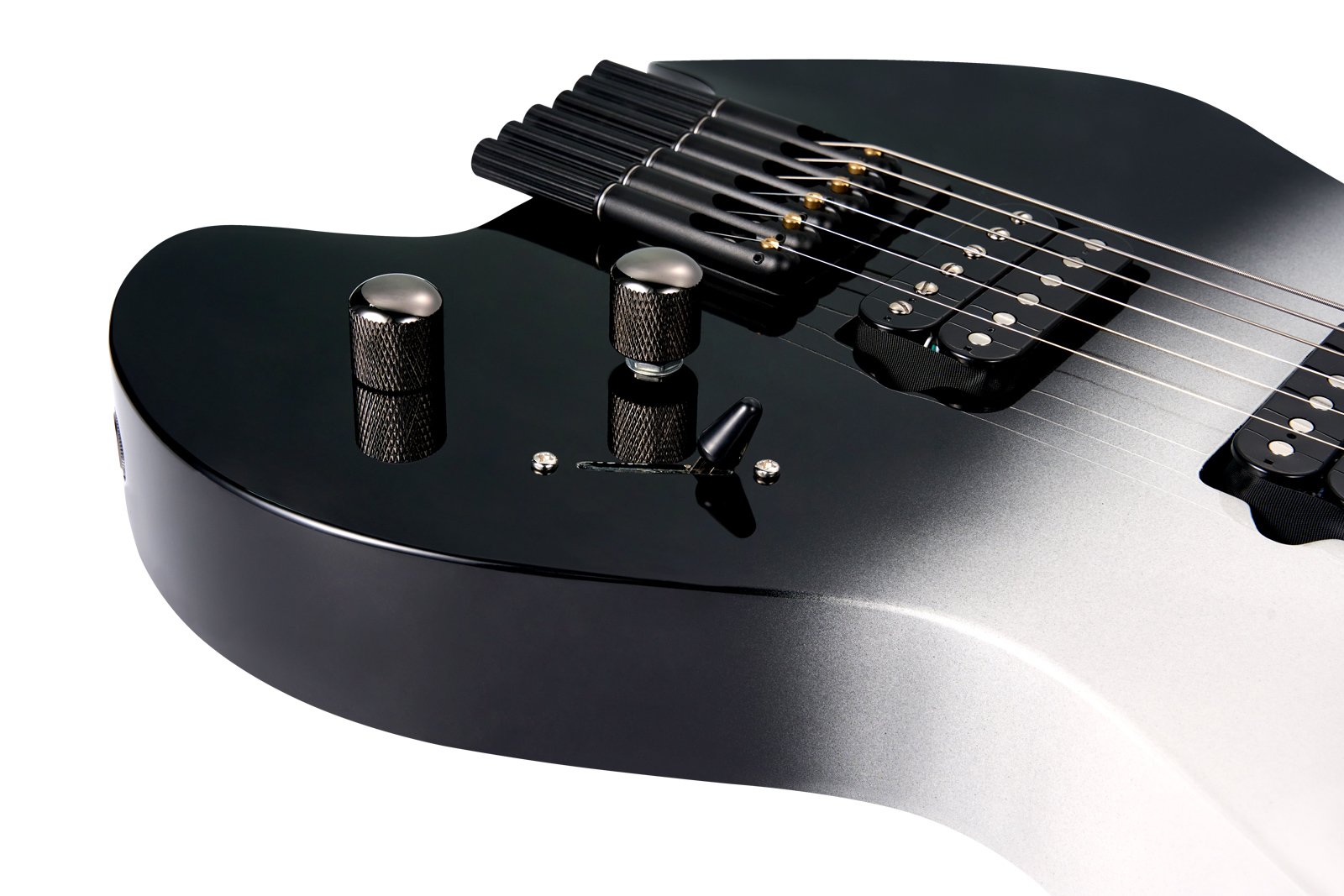 MHL50 Headless Guitar Black-White Gradient